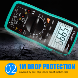 3-5/6 digits 5999 Counts Dual Display Digital Multimeter with USB, Resistance, Frequency, Capacitance, Diode, Transistor Tests - Image 6