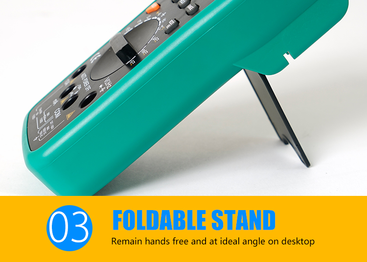3-5/6 digits 5999 Counts Dual Display Digital Multimeter with USB, Resistance, Frequency, Capacitance, Diode, Transistor Tests