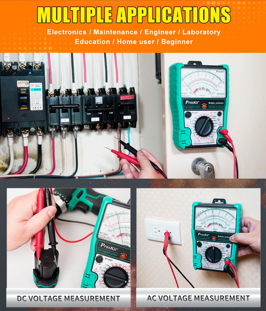 Protective Function Analog Multimeter