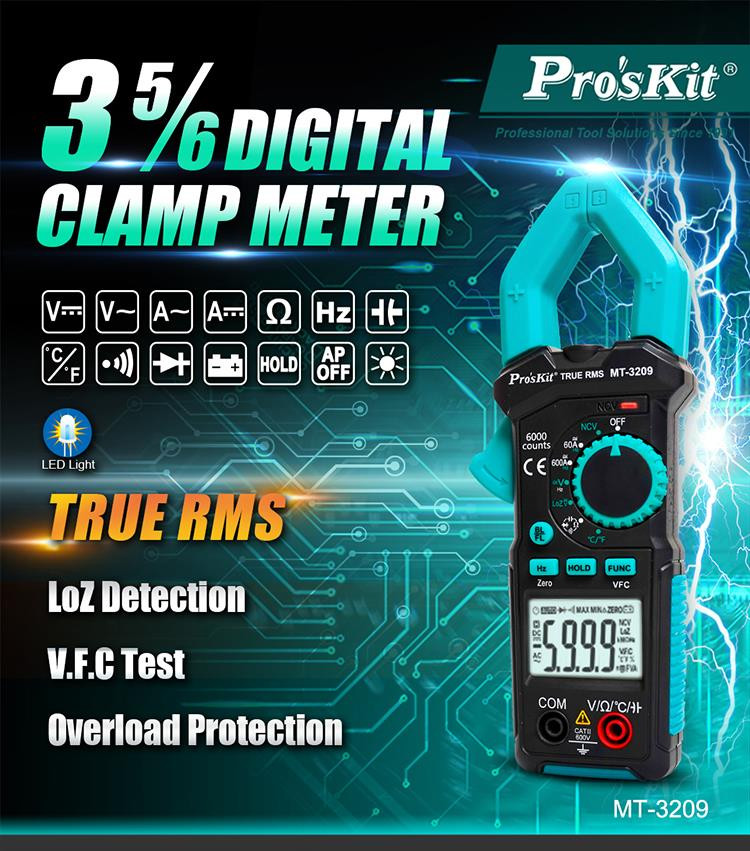 3-5/6 Digital Clamp-on Meter