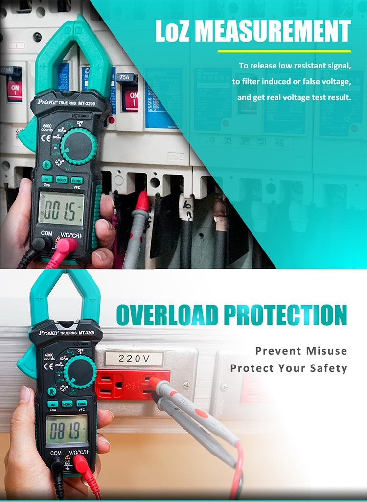 3-5/6 Digital Clamp-on Meter