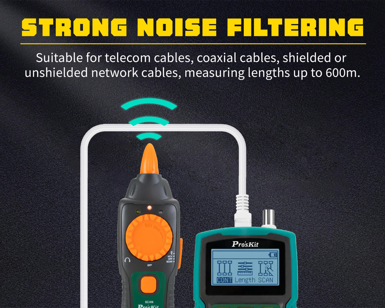 LCD Cable Length Toner & Probe Kit