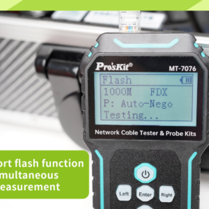 Li-Ion Rechargeable LCD Network Cable Tester and Probe Kit - Image 4