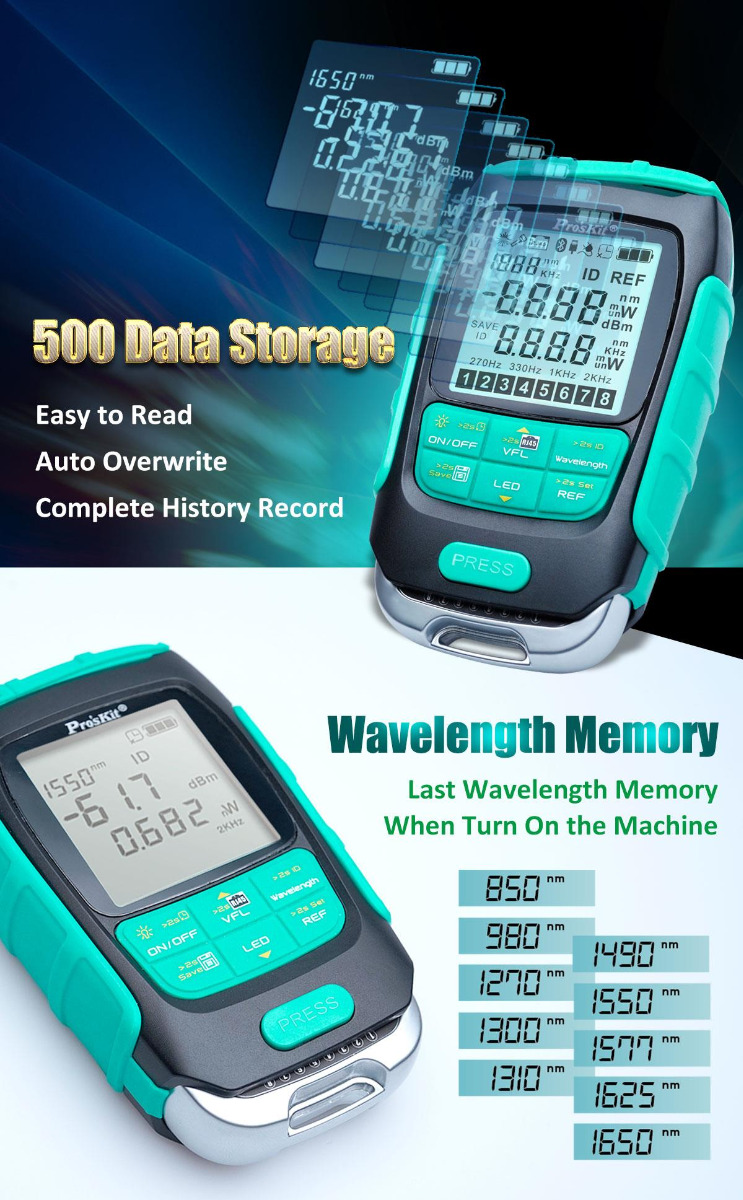 4 in 1 fiber Optical Power Multimeter