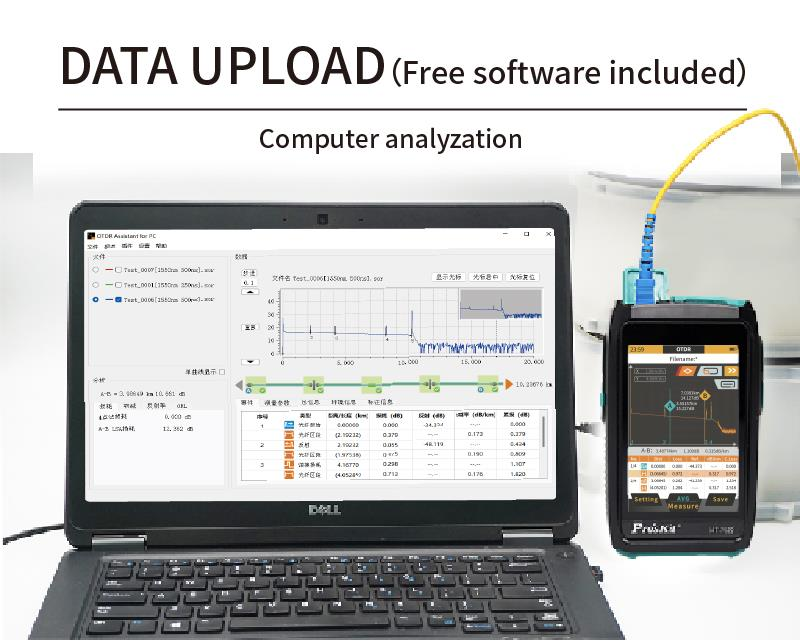 Mini-Touch Screen Optical Time Domain Reflectometer