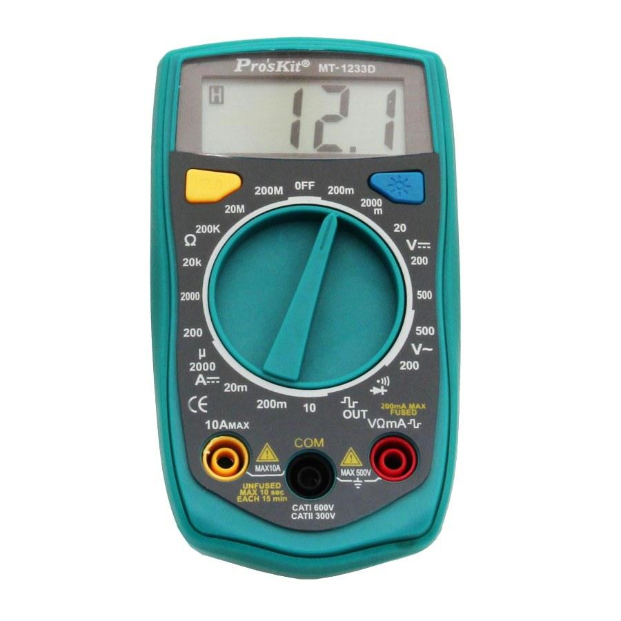 3-1/2 digits 1999 Counts Digital Multimeter with Resistance, Square Signal Output