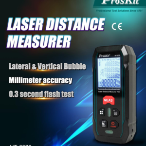 Laser Distance Measure with Lateral and Vertical Bubble Levels - Image 4