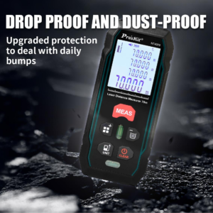 Laser Distance Measure with Lateral and Vertical Bubble Levels - Image 13