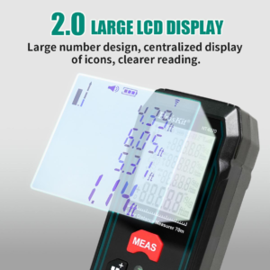 Laser Distance Measure with Lateral and Vertical Bubble Levels - Image 6
