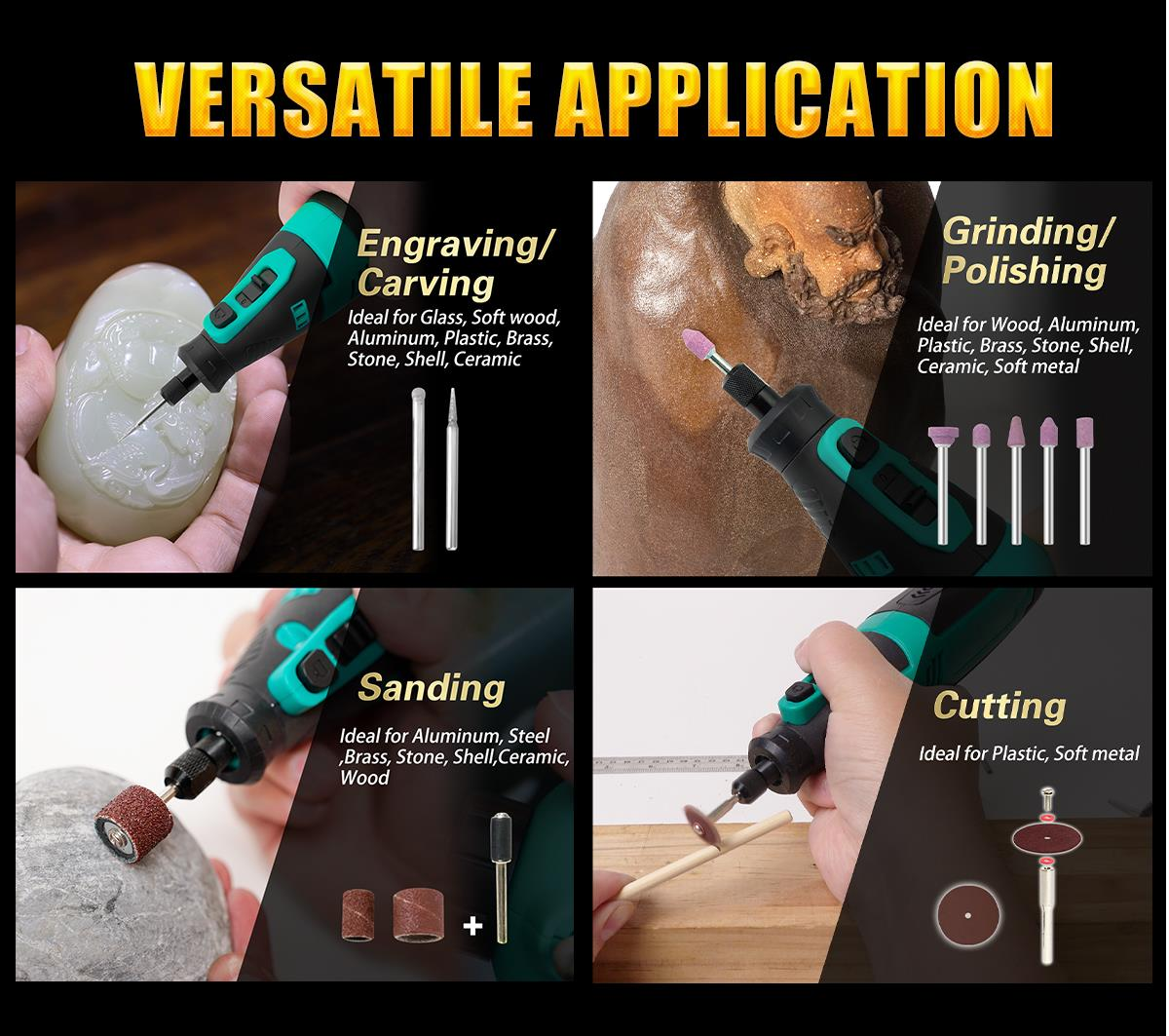 8V Li-Ion Cordless Grinding Tool
