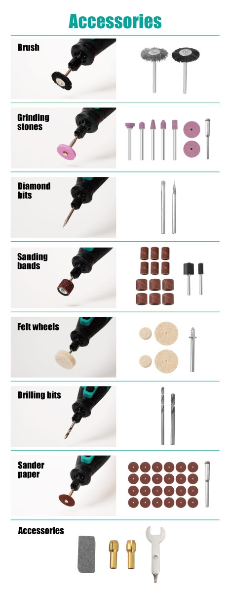 8V Li-Ion Cordless Grinding Tool