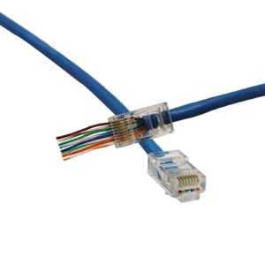 100 Pcs QuikThru RJ45 - CAT5/5e Connectors