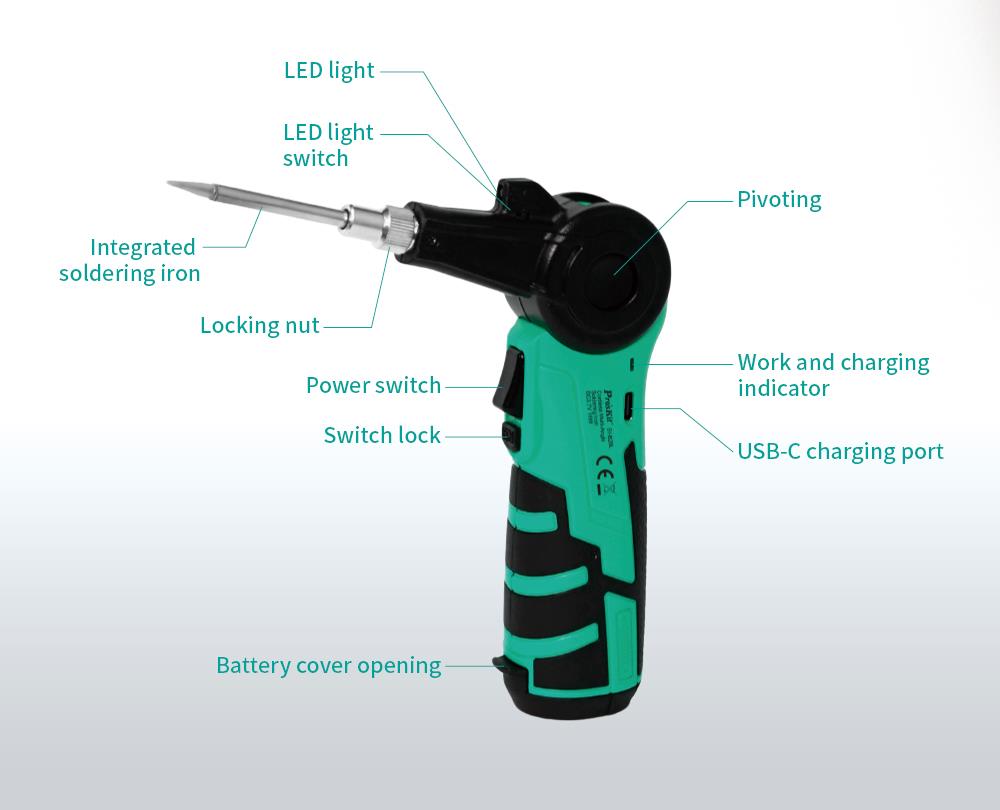 Cordless Multi-Angle Soldering