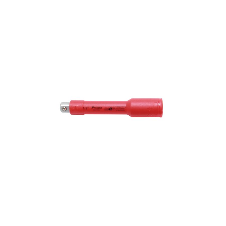 VDE 1000V Insulated 1/2" Drive Extension Bar - 5"