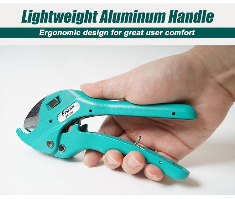 Ratchet Plastic Pipe Cutter