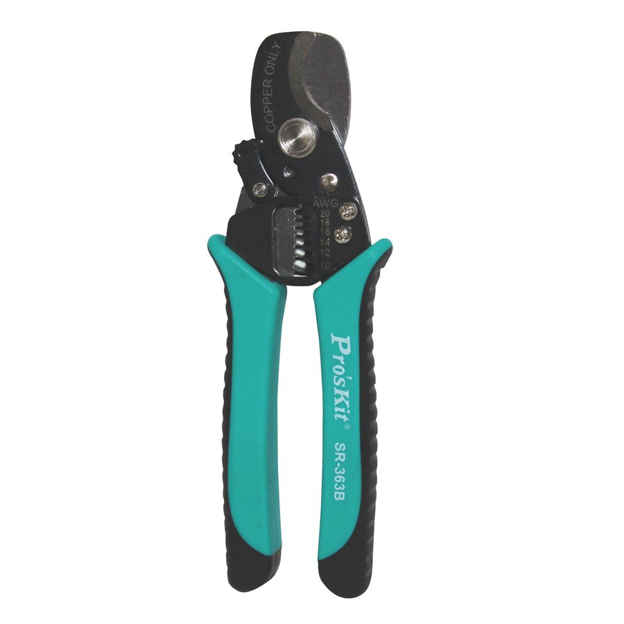 2-in-1 Round Cable Cutter/Stripper AWG (20-10)