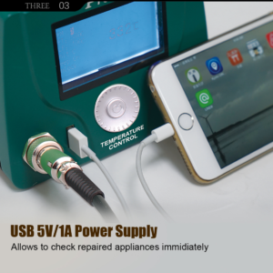 LCD Smart Soldering Station - 90W - Image 7