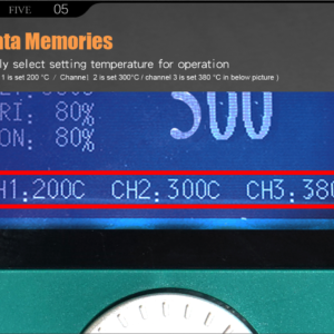 LCD Smart Soldering Station - 90W - Image 9