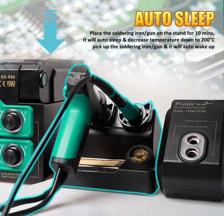 6-in-1 Multifunction Soldering Iron and Desoldering Station