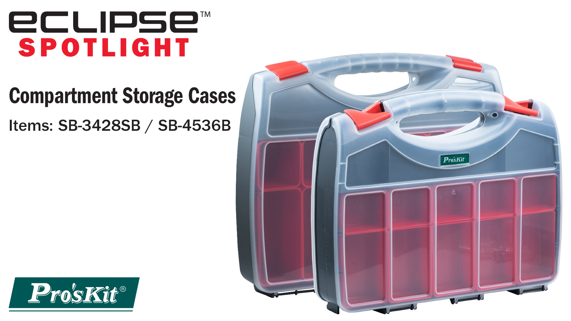 Compartment Storage Case - Double Sided