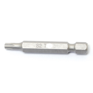Bit, Tamper-Proof Star-Tip, T7H, 1-15/16" Long, 1/4" Hex Drive