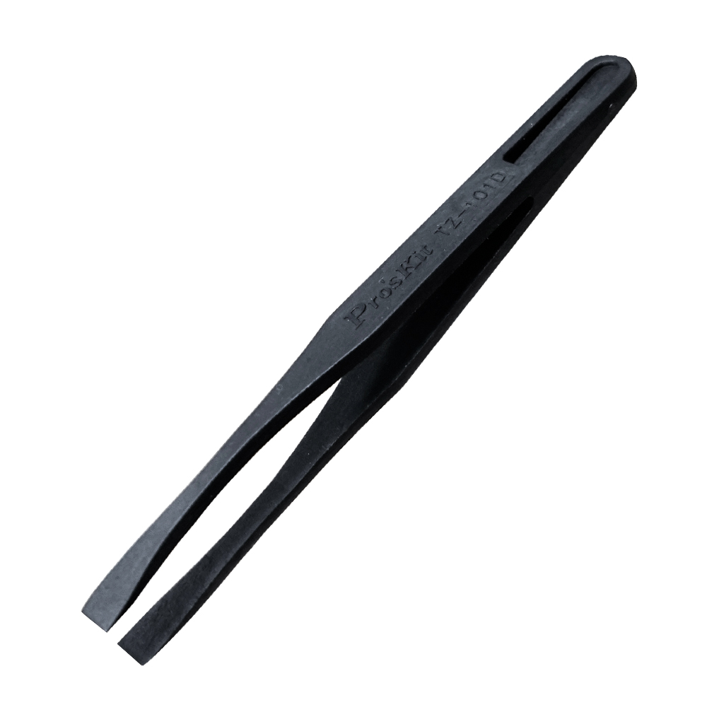 7 mm Wide Flat Tip ESD Safe Tweezers